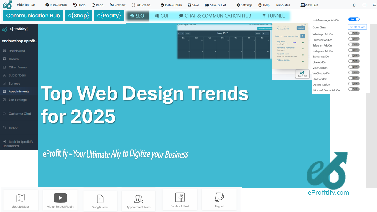 Top Web Design Trends for 2025